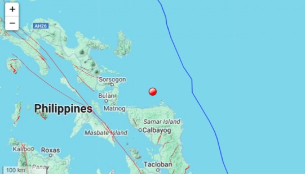 Magnitude 5.7 earthquake shakes Northern Samar 